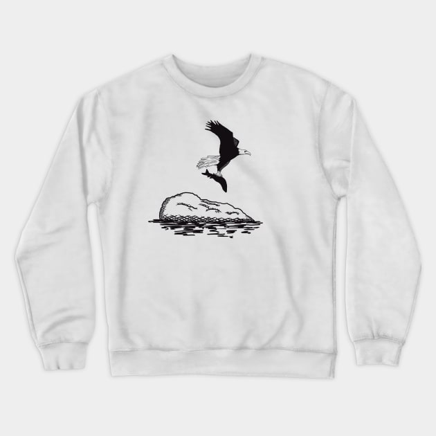 Catch of the day Crewneck Sweatshirt by Kirsty Topps